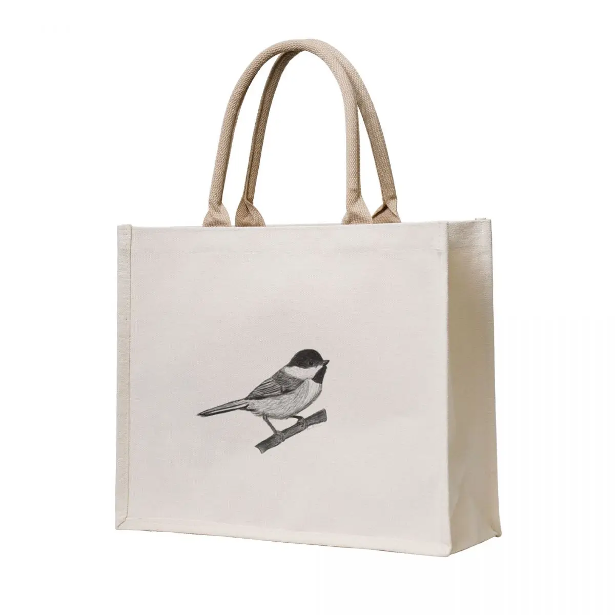 

Chickadee Tote Bag woman shopping bag Women's bag university shopper canvas bags