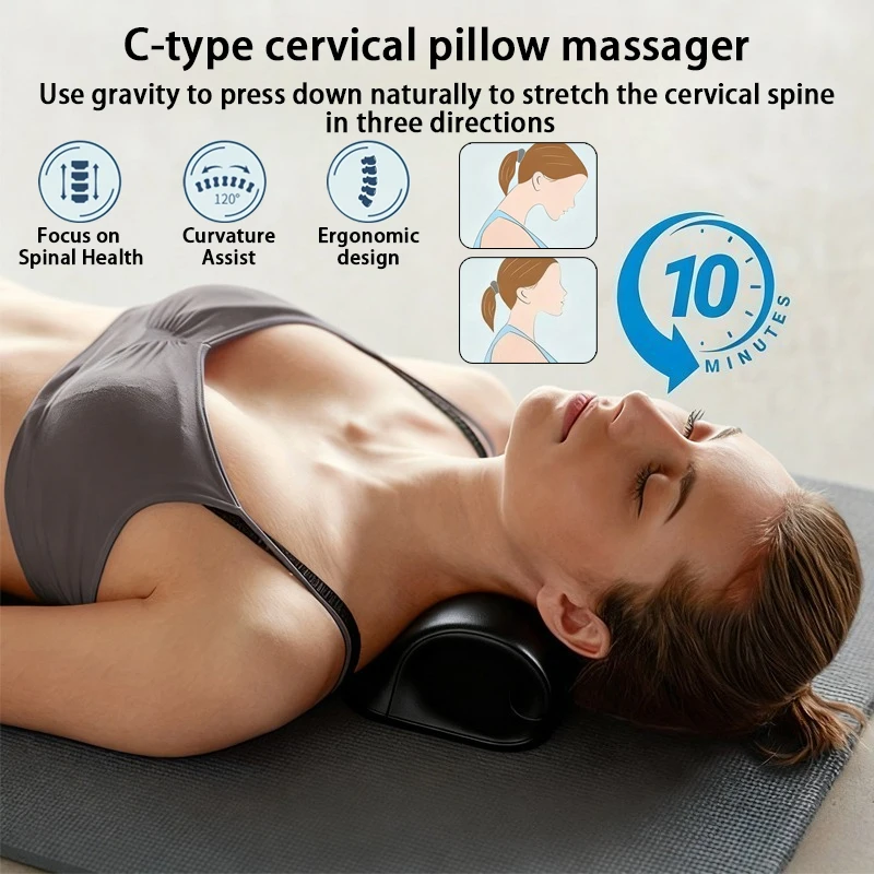 

Cervical Massage Pillow Ushaped Relaxer Cervical Massage Traction Device Massage Pillow Used to Relieve Pain Cervical Alignment