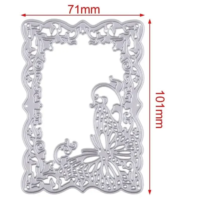 Metal Butterfly Frame Cutting Dies Stencil Scrapbooking Card Embossing Craft DIY