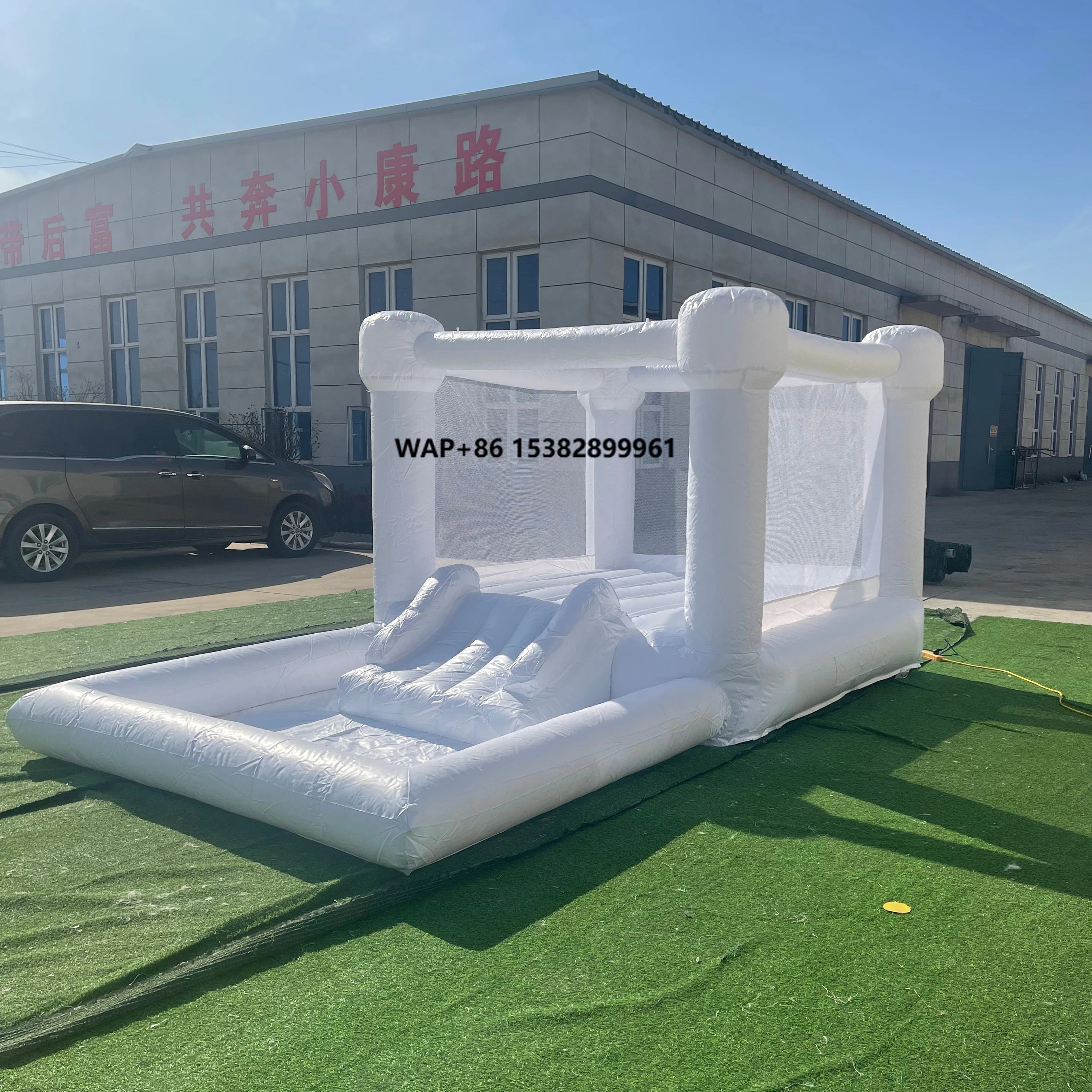 

Ready to Ship PVC Inflatable Castle Children's Small Bouncer with Ball Pit Bouncy House for Kids