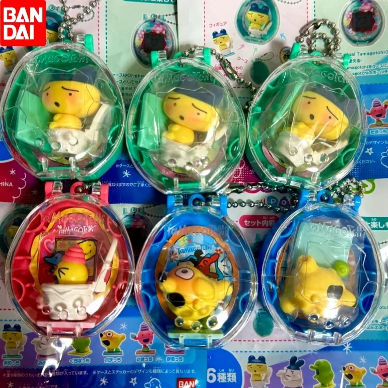 

Bandai Tamagotchi Коллекционные предметы Pooptime Подвеска Серия Коробка для хранения Kuchipatchi Mimitchi Kawaii Аниме Фигурка Модель Игрушки Слепая коробка