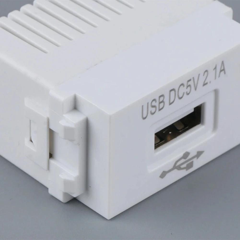 A62T-128 Tipe 2,1A Panel Pengisi Daya Ponsel Modul Daya USB 220 V Ke 5V Modul Sakelar Adaptor USB 4 Pak