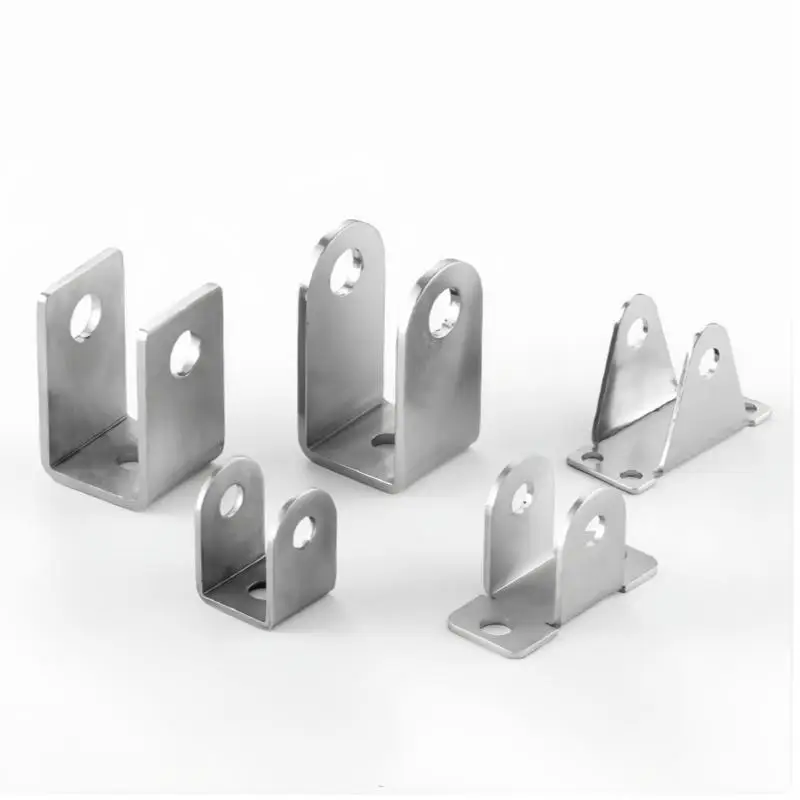 5Pcs   of 304 stainless steel fixed bracket, concave T-shaped accessory, thickened three legged tent bracket