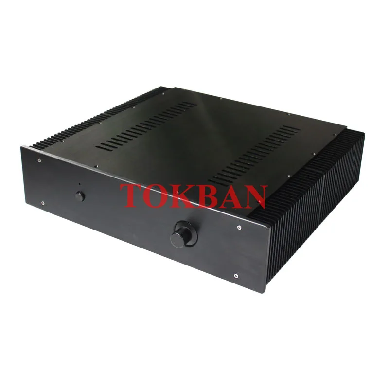 Tokban Audio WA43 463*110*412mm All Aluminium Power Amplifier Chassis Enclosure DIY HIFI Preamplifier Case Shell