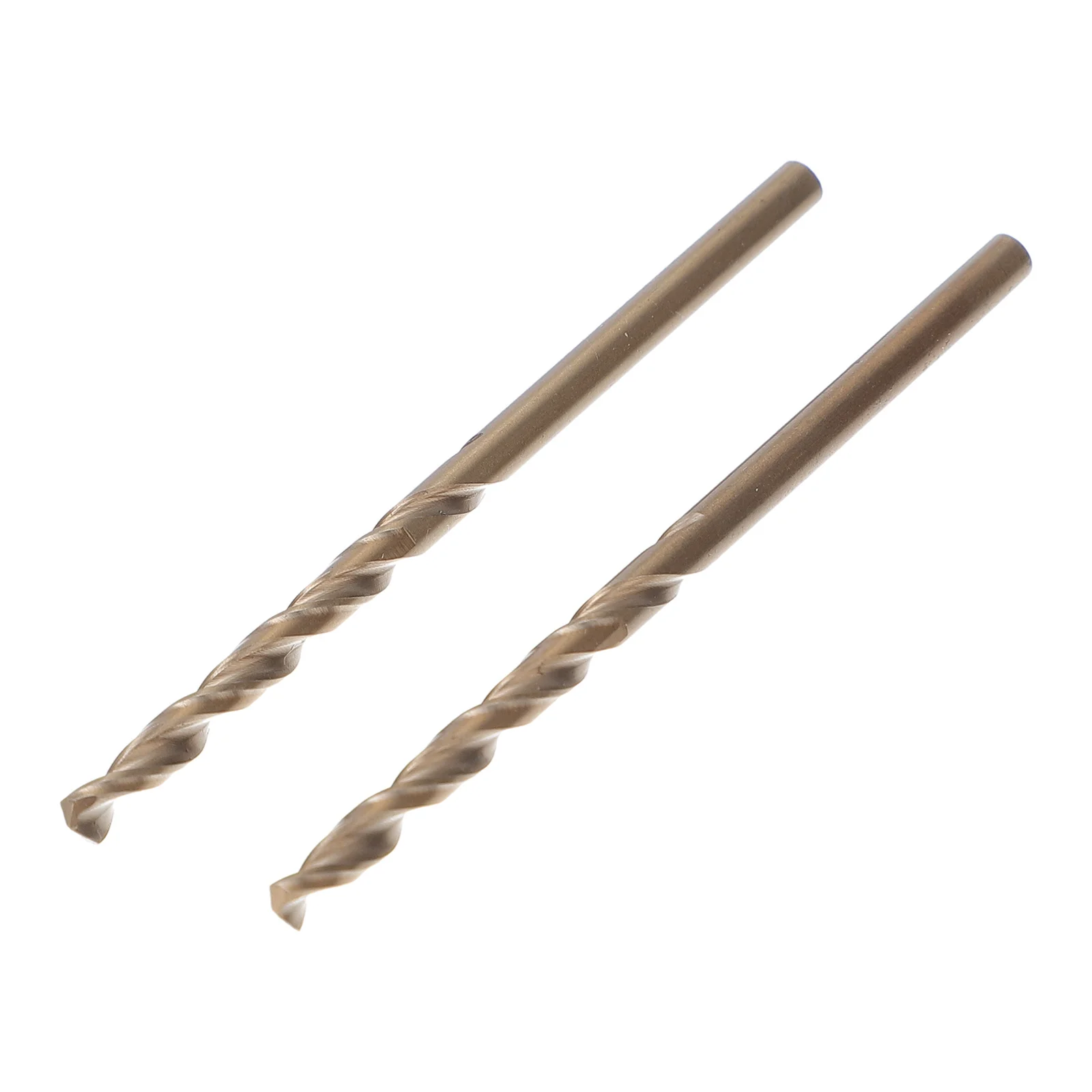 

2Pcs Cobalt Drill Bit Set High Hardness Wear Resistance Accurate Positioning Aerospace Jobs Metal Plates Carbide Drill Bits