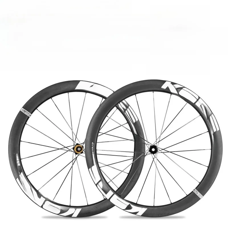 50Mm Carbon Fiber Wheel Set T1000 + T800 Carbon Ring Breaking Spokes 36T/1159g