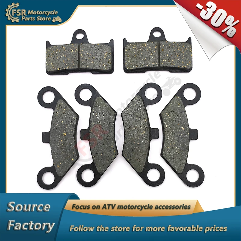 1 SET FRONT & REAR BRAKE PAD,FOR CFMOTO CF400 CF500 CF600 CF625 CF800 X5 X6 X8 CFORCE 400/450 GOES500,9010-0808A0 9010-0805A0