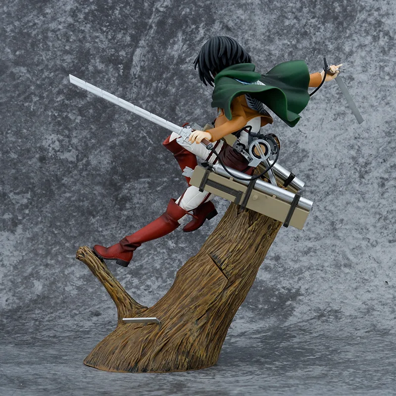 ARTFX J Attack on Titan Anime Figure Mikasa Ackerman Action Figure Levi Ackerman PVC Statue Collectible Figurine Model Doll Toys