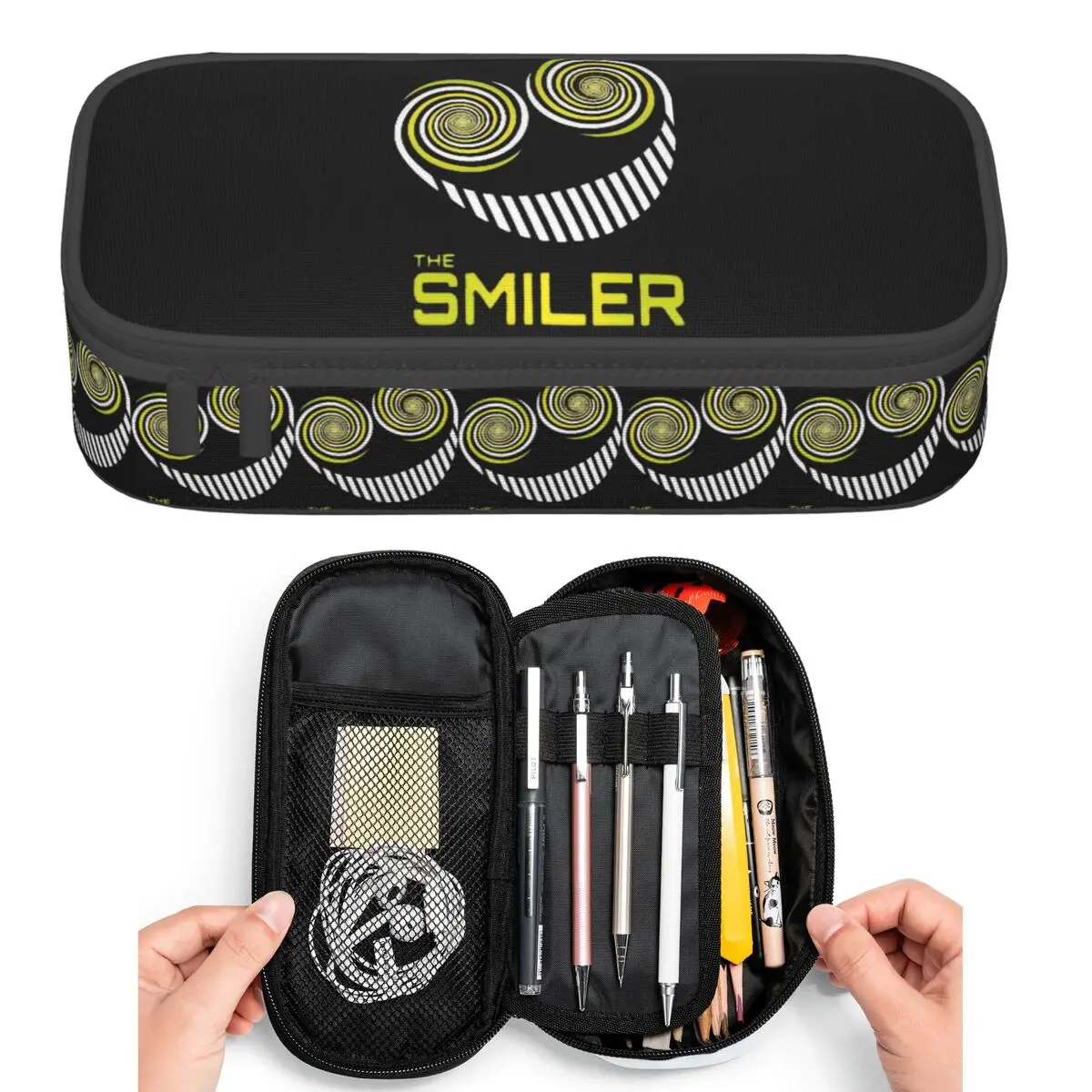 Пеналы The Smiler Alton Towers Merch UK Active для студентов, большая сумка-пенал для ручек и карандашей, органайзер для канцелярии