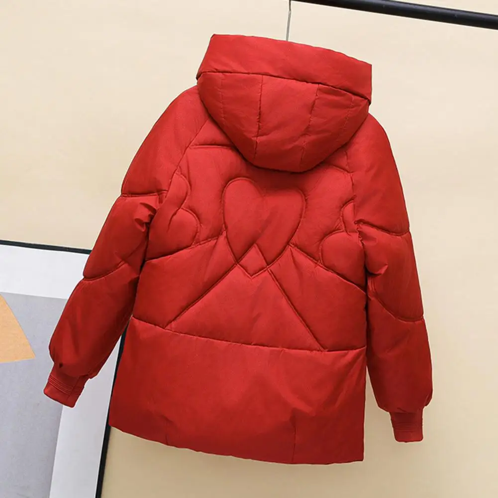

Новинка 2025 года, повседневная ветрозащитная утепленная хлопковая стеганая теплая куртка с капюшоном, корейская зимняя элегантная куртка, парки, хлопковая куртка