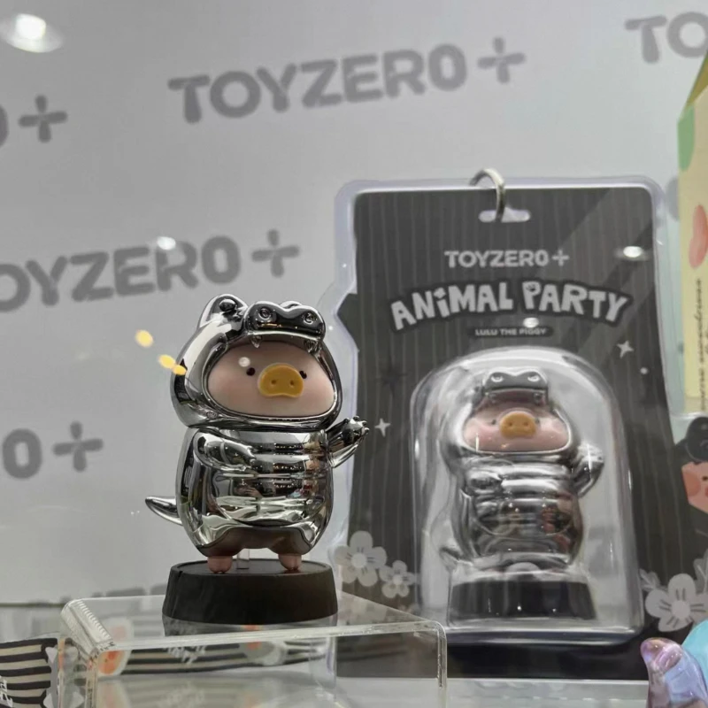 

LuLu The Piggy Animal Party Crocodile Фигурка Подвесная карта Ограниченная серия Милая свинья Аниме Кукла Настольный декор Игрушка Девушка Подарок