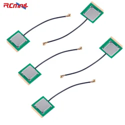 RCmall 5PCS Passive GPS Antenna IPX uFL Extention Cable Navigation Wire 2dBi Gain 15x15x6mm