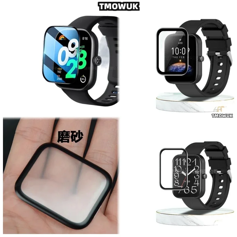 

Для Amazfit BIP 3 5 6 U Pro Active Unity GTS 2E 2 3 4 MINI - Амортизирующая мягкая гибкая защитная пленка для экрана - 3D изогнутая
