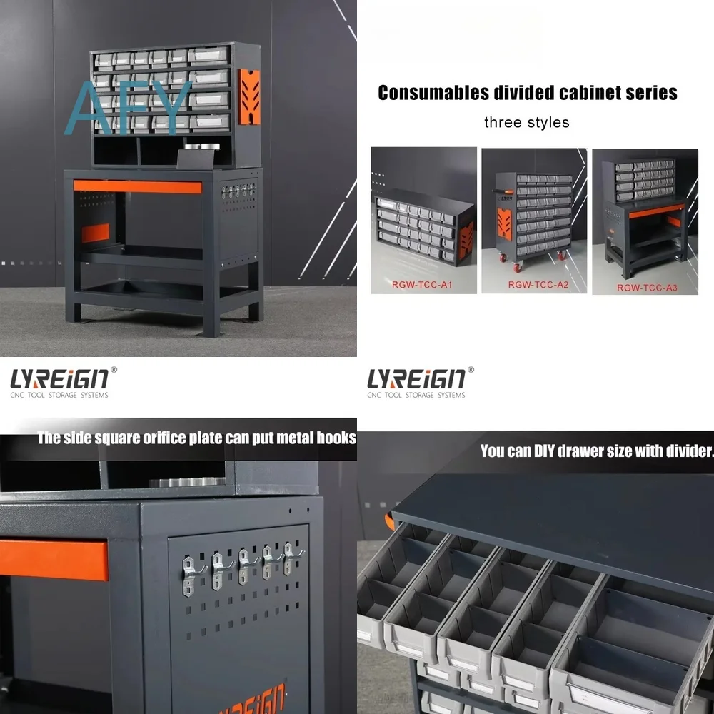 TCC-A3 for Cold Rolled Steel Multifunctional Parts Storage Cabinet Workbench Console Organizer Heavy Duty Industrial Tool