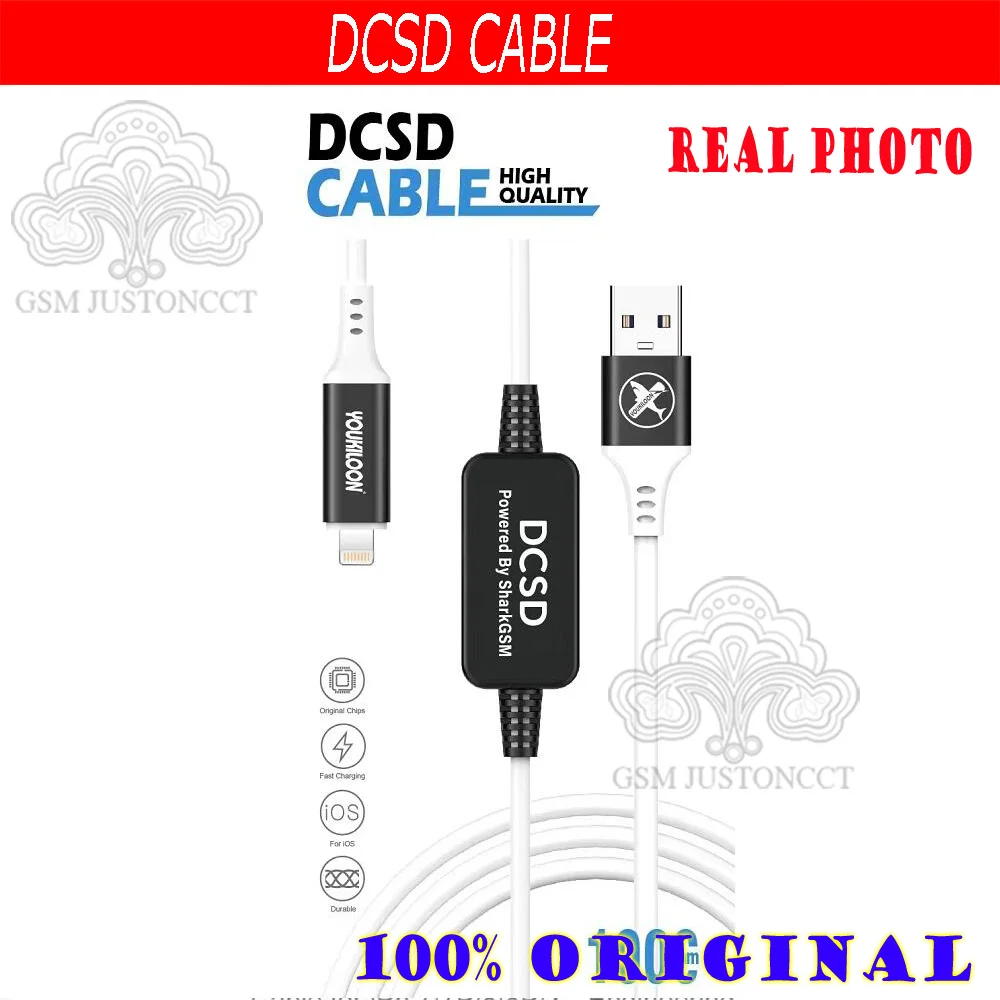 DCSD Engineering Serial Port Cable, Data Cable, purple Screen, Use for iPhone 7, 7P, 8, 8P, X, iPad to Write Data to SysCfg