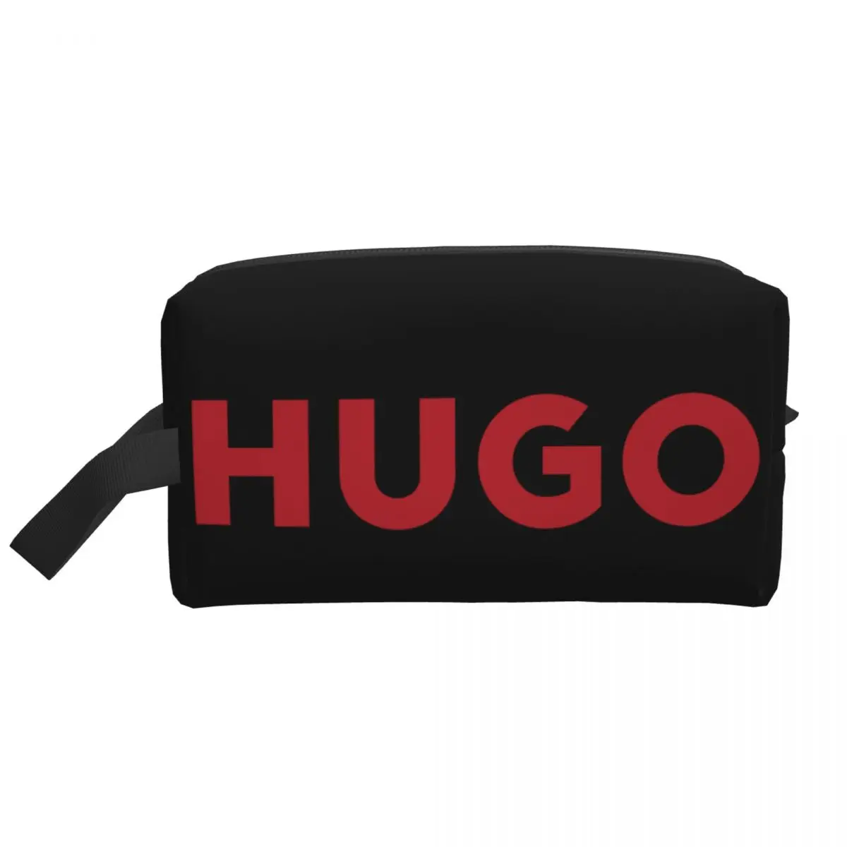 Bolsas de cosméticos de gran capacidad con logotipo de LETRA DE H-HUGO para mujer, bolsa de maquillaje de viaje, Kit de aseo