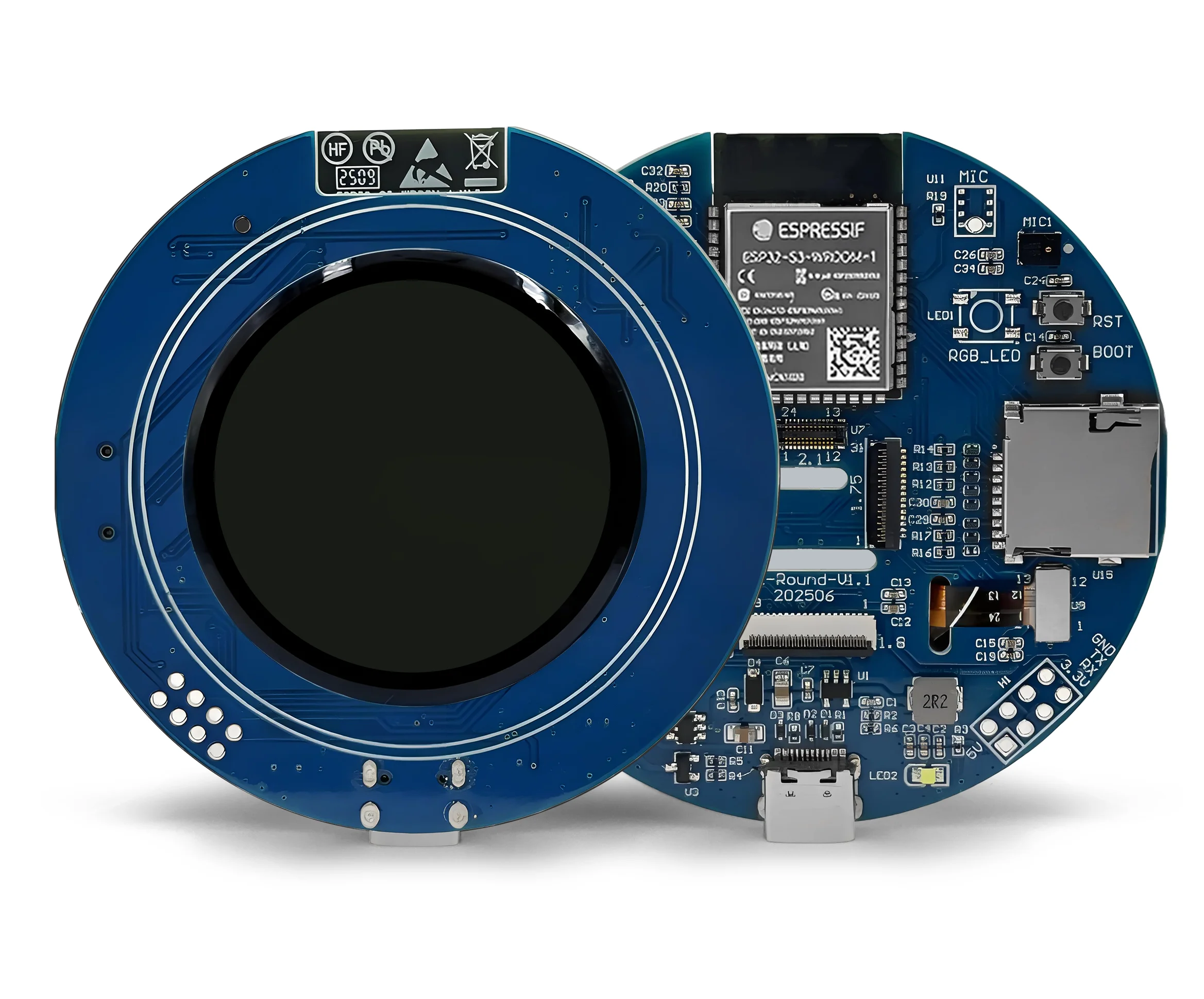 ESP32 S3 1.5 Inch AMOLED Touch Screen Dev Board Uart Smart Display