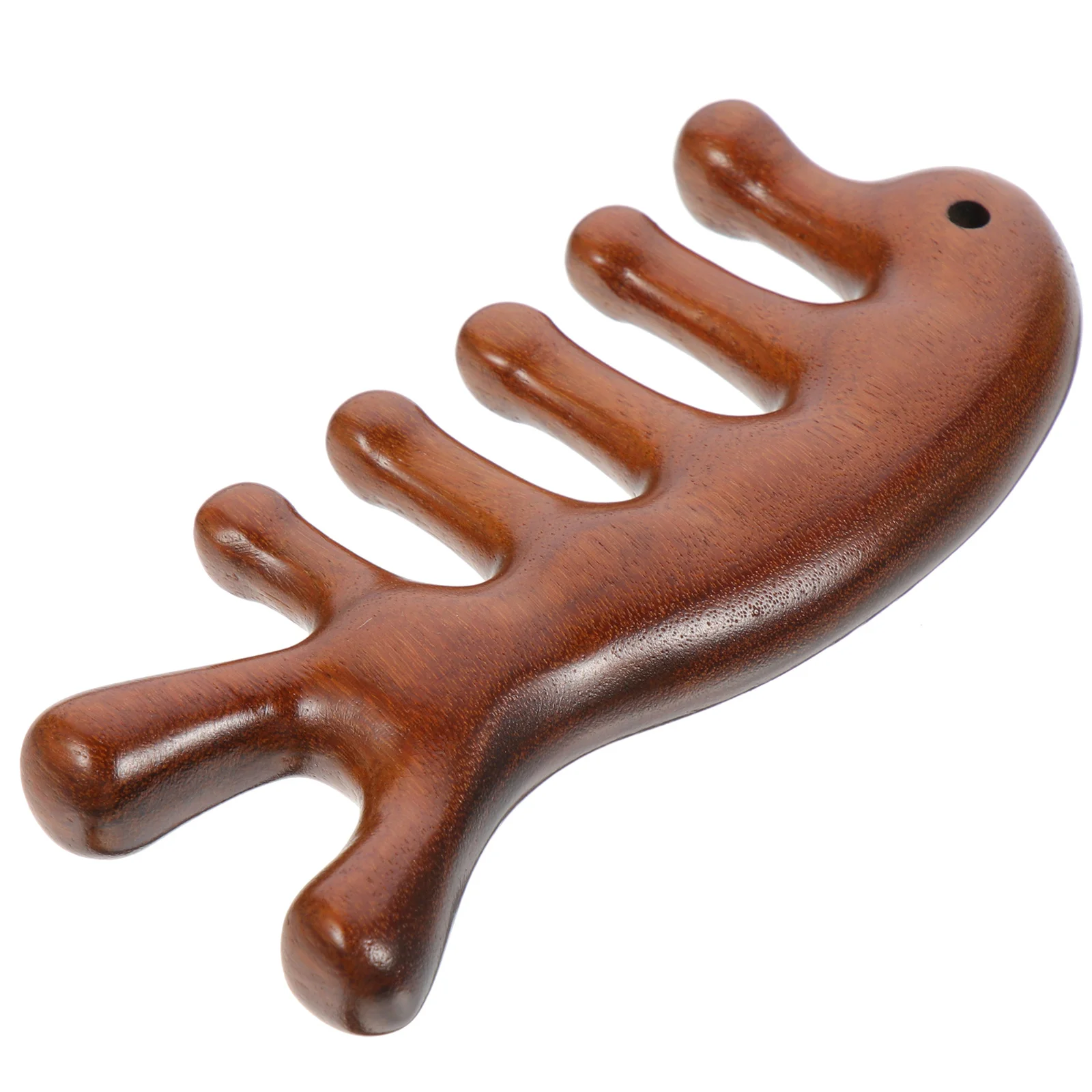 

Sandalwood Massage Comb Portable Lightweight Scalp Massager Anti Break Wide Tooth Comb Detangler for Sensitive Scalps