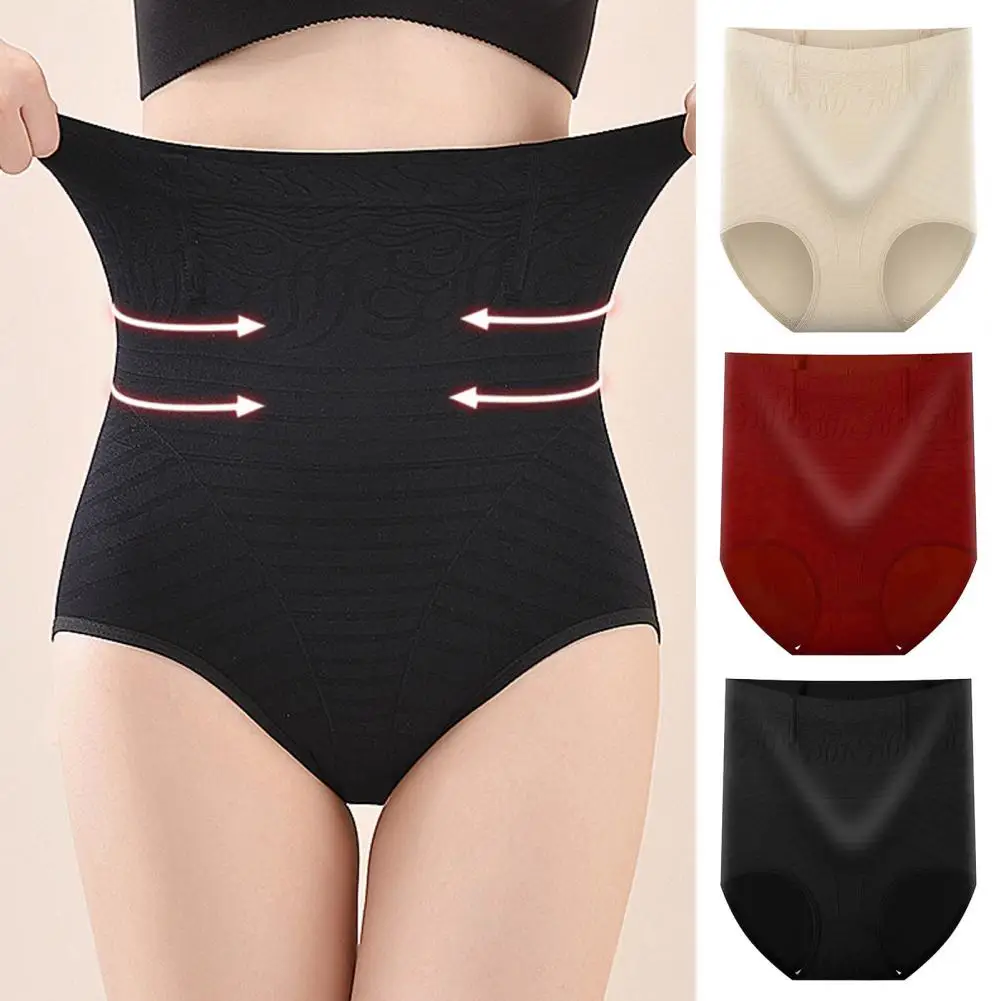 High Elasticity Panties Abdominal Control Underwear High Waist Tummy Control Butt-lifted Women's Panties with Great for Sports