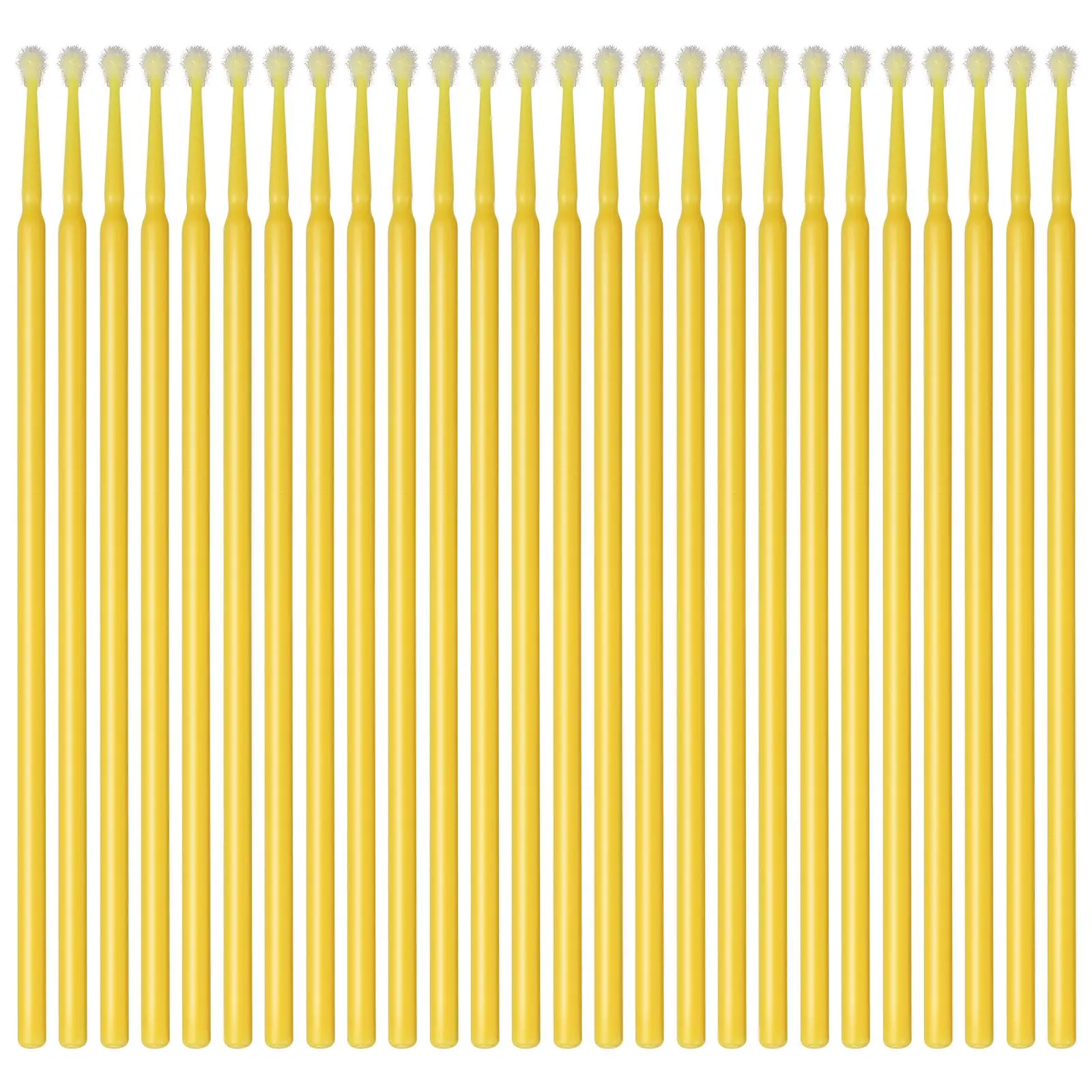 

100pcs Pollinators Yellow Plastic Hand Tools for Vegetable Fruit Tree Yard Succulents Gardening Supplies