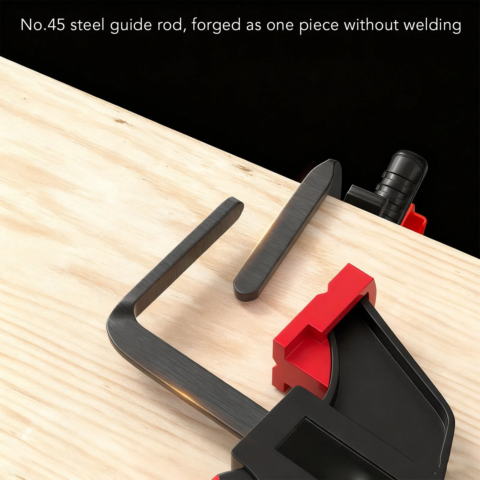 90kg Clamping Force Quick Release Track Clamp Fit for Makita Circular Saw Track Guide System Thin Design for Secure Woodworking view 3