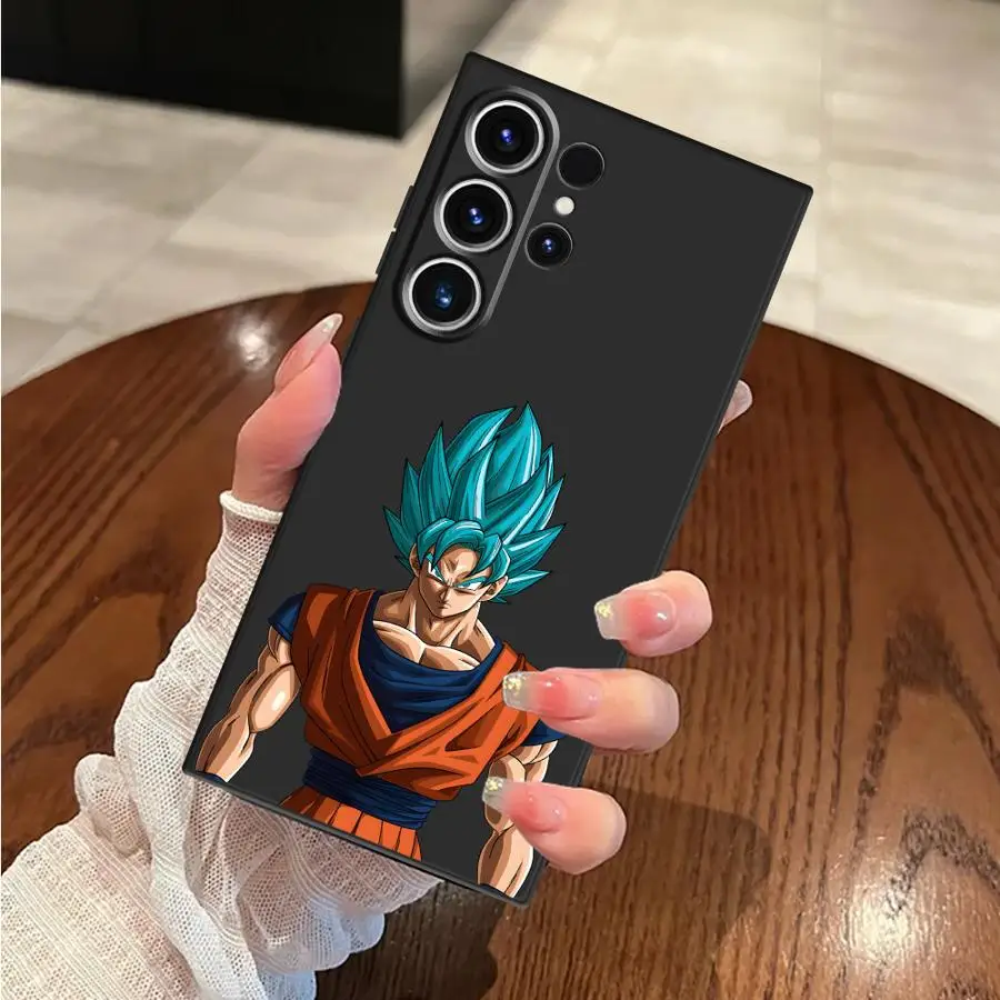 Funda Dragon Ball Zamasu Son Goku para Samsung Galaxy Note S9 9 8 20 Ultra S10 10 Plus S8 funda de teléfono suave negra