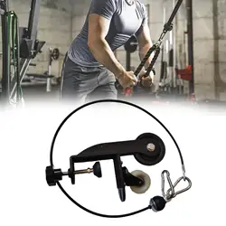 Arm Wrestling Training Table Pulley Cable System Wire Rope Strength Training Forearm Workout Home Gym Fitness Equipment Device