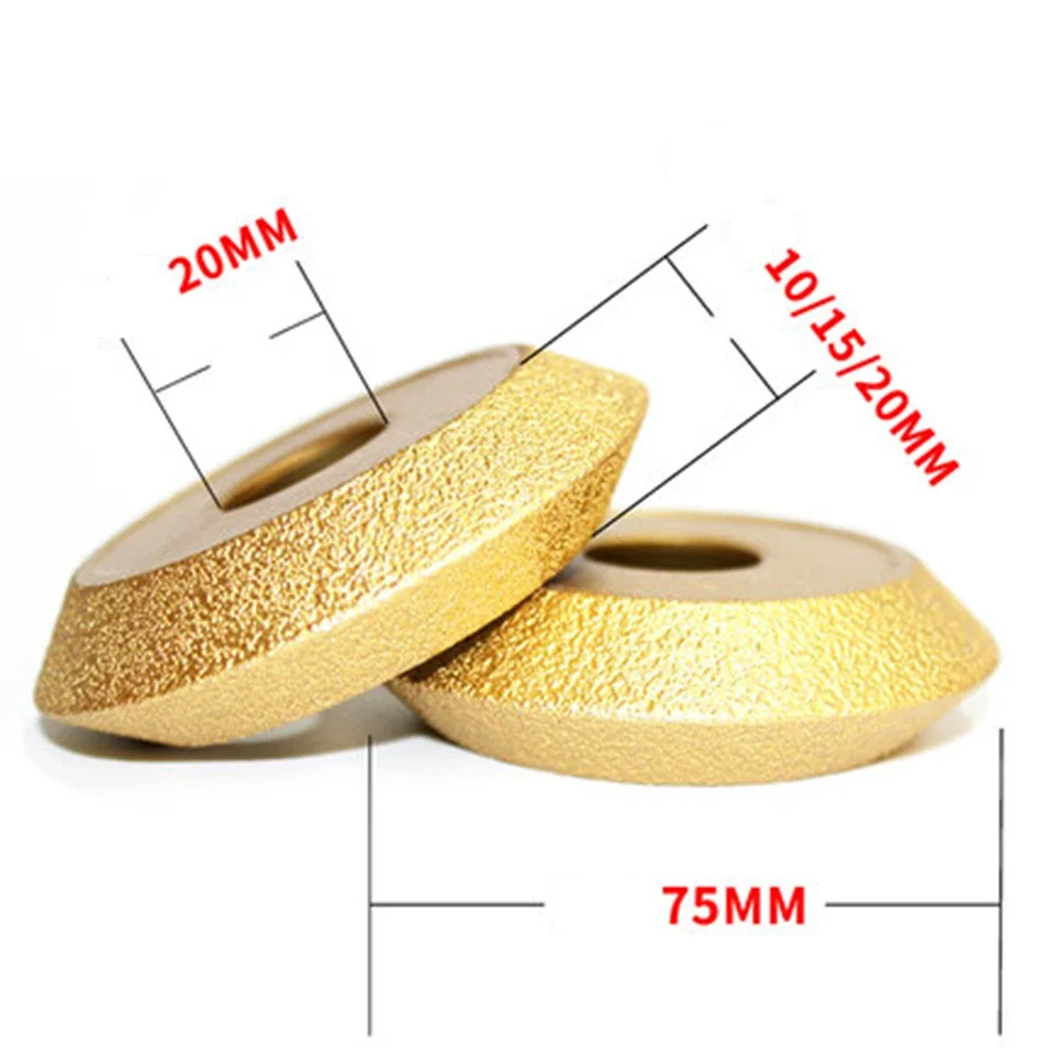 Mola a forma di V diamantata MX per brasatura mola diamantata a forma di V per disco da modellazione speciale in marmo e pietra di quarzo