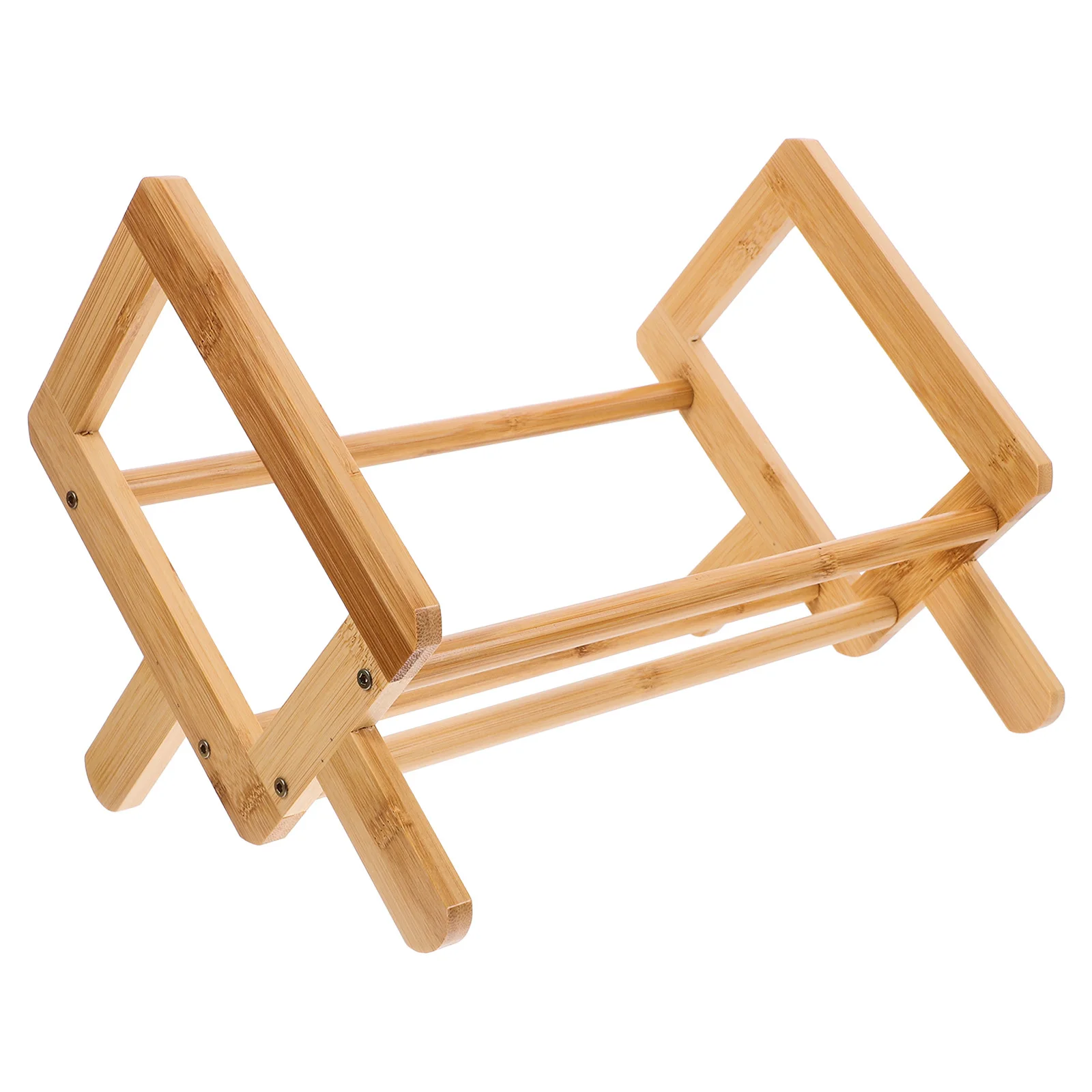 Compact Bamboo Book Stand for Desktop Use Reading Writing Cooking Multi-Purpose Document Holder Sturdy Non-Slip Surface Ideal