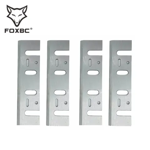 FOXBC 110mm HSS 플레너 블레이드 Makita 1911B 1912B 1002BA, Interskol Electric 110x29x3mm 플레너 나이프 공구 4 개