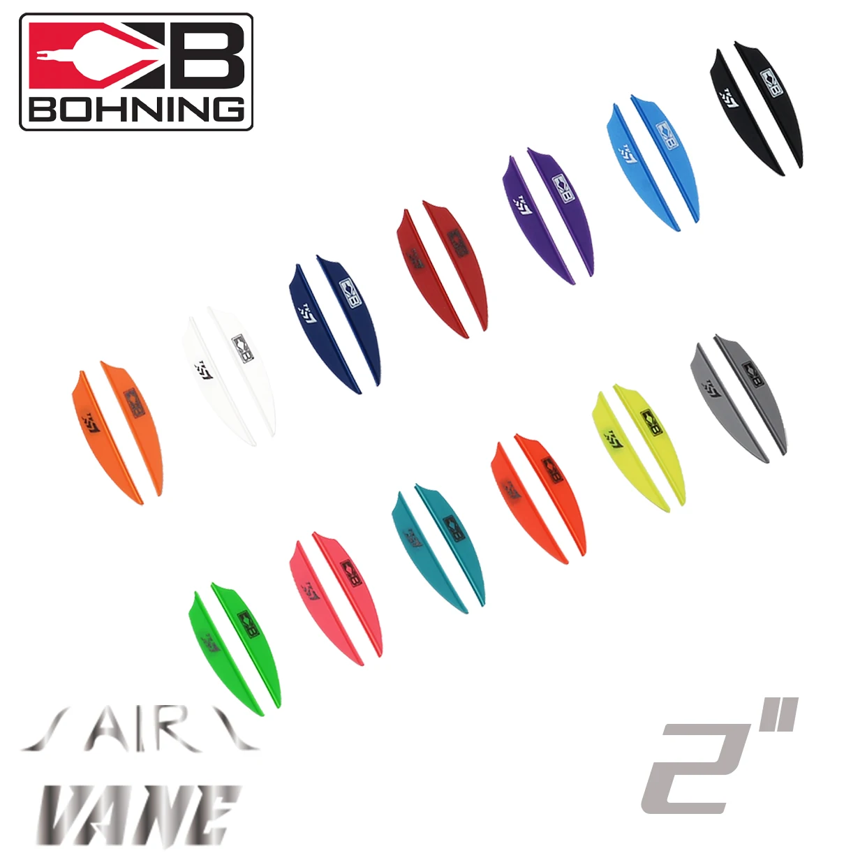 

Высококачественные резиновые опережки Bohning&ArcheryLove Air Vane 2 дюйма, 50/100 шт. для самостоятельной сборки стрел для рекурсивных/блоковых/арбалетных луков