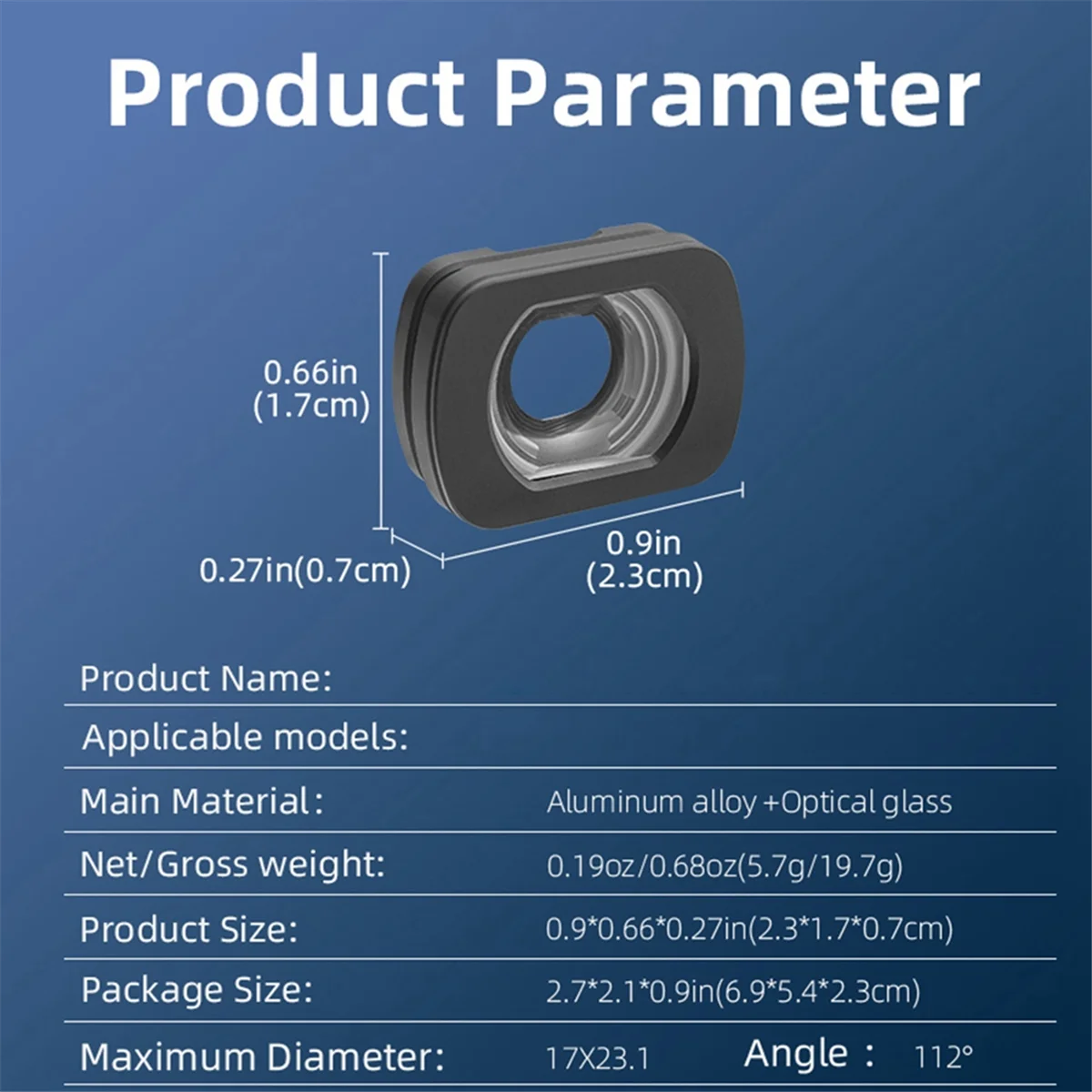 AD41-для DJI OSMO POCKET 3, широкоугольный фильтр для расширения линз, внешний расширенный угол обзора