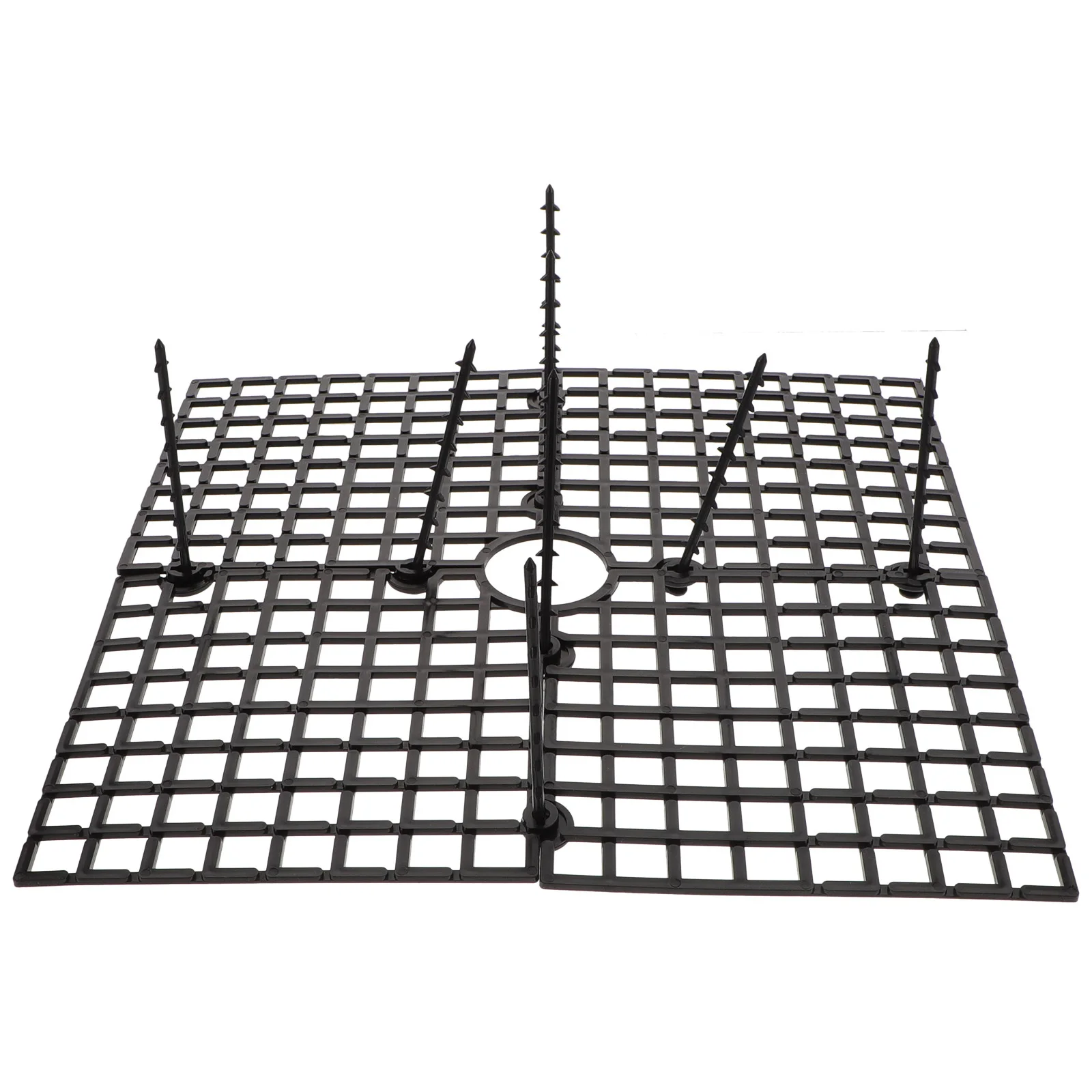 

3Pcs Plant Pot Grid Cuttable Flower Pot Cover Soil Protector Anti-Animal Cat Digging Stopper Garden Plant