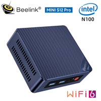 Beelink Min S12/S12 Pro Mini PC Intel 11th Gen N95 N100 DDR4 8GB 256GB SSD NVME 2.4G&5G Dual Wifi BT5.2 1000M LAN 16GB 500GB