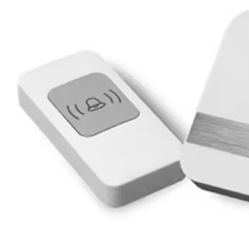 ABGI-беспроводной цифровой дверной звонок, беспроводной дверной звонок, водонепроницаемый приемник с батарейным питанием, кнопка дистанционного управления, вилка стандарта США