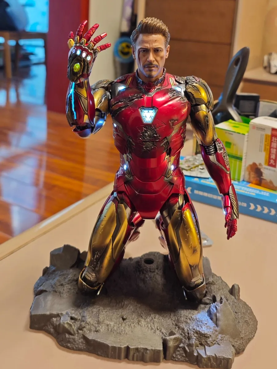 

1/6 Hottoys Mms538 Iron Man Chili Pepper D32 Action Figures Team Suit Avg4 Original Marvel Avengers Endgame Toys Birthday Gifts