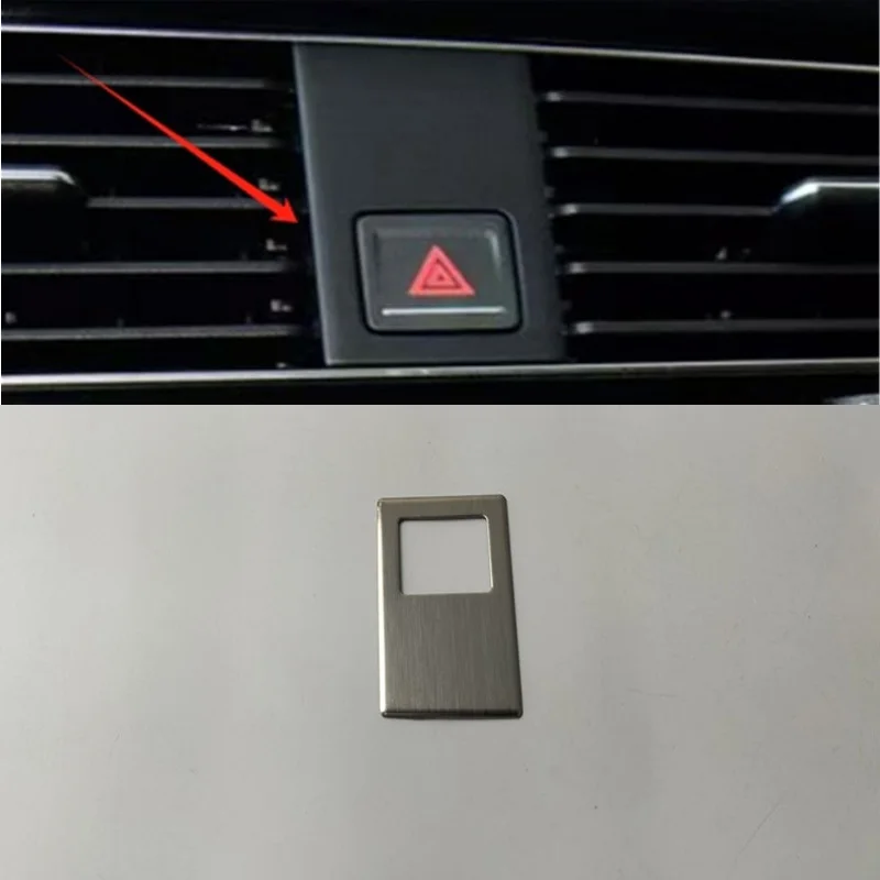 

1 шт. наклейка-декор из нержавеющей стали с блестками для двойных сигнальных фонарей Volkswagen VW Golf 7 MK7