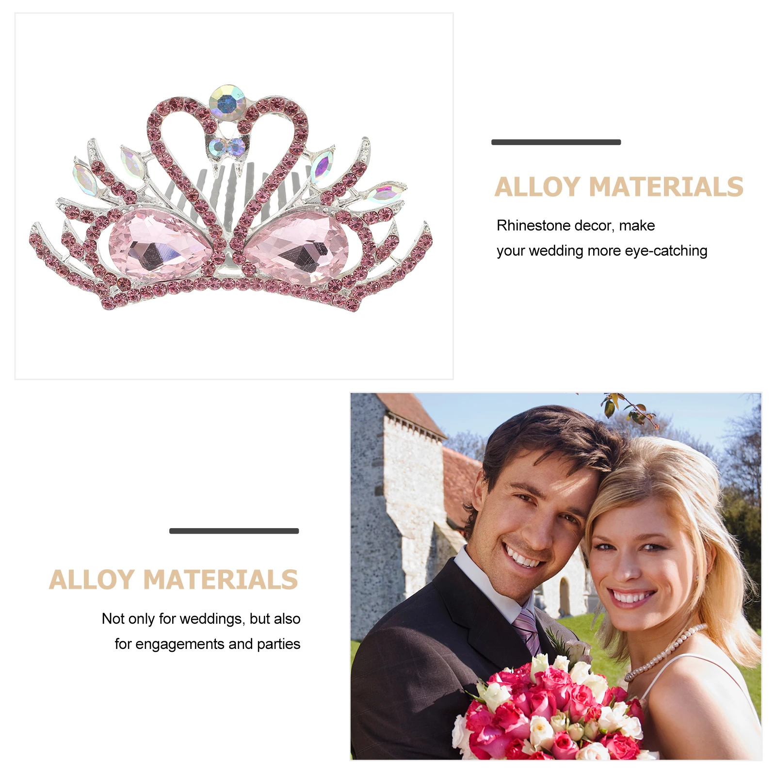

Stage Hair Accessories Bride Crown Jewelry Wedding Bridal Headpiece for Hochzeit