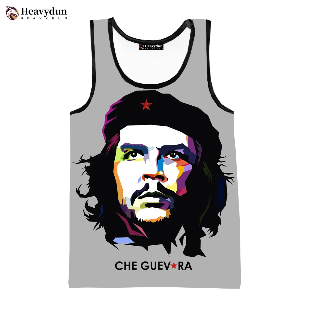 Che Guevara 3D Printed Tank Tops Sleeveless Shirts Spring Summer Harajuku Streetwear Oversized Tops Tees Men's Clothing