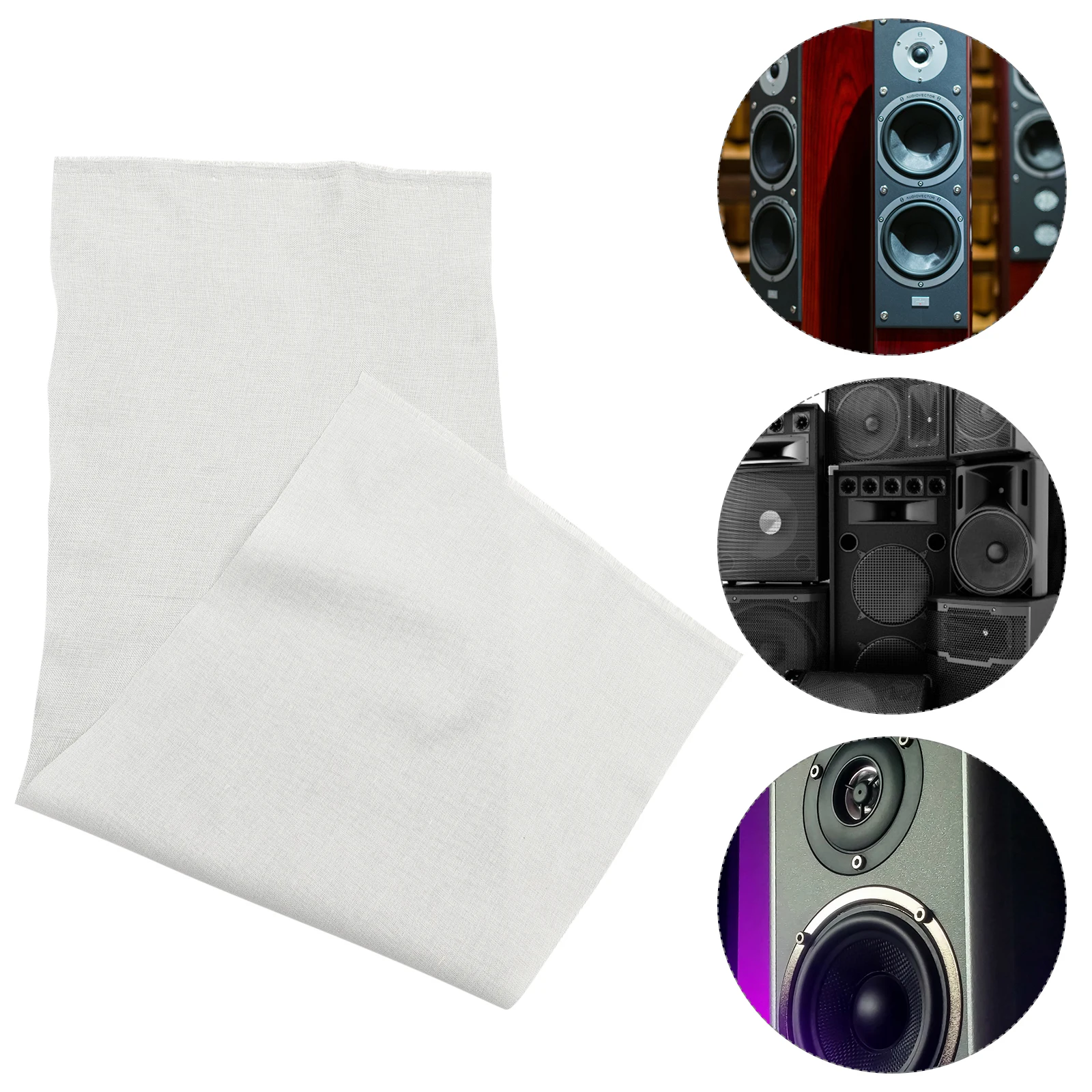 

Linen Speaker Fabric Mesh Cloth Stereo Speaker Net Cover Durable High Grade Material Protects Speakers Documents