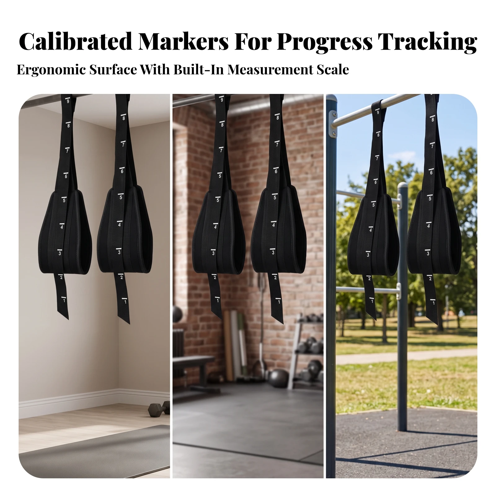 Hanging Abdominal Training Belt Heavy-Duty Hanging Ab Straps with Metal Buckle Fitness Gear Comfortable for Athletes view 2