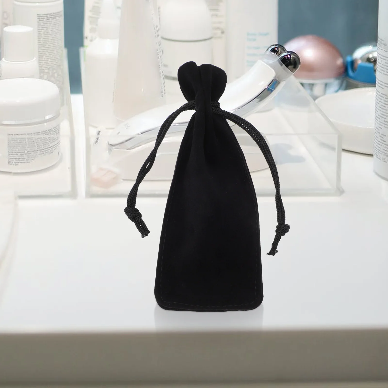 

6pcs Supple Lint Proof Jewelry Bag Pouch For Women Travel Makeup Perfume Women Makeup Bag Jewelry Holder