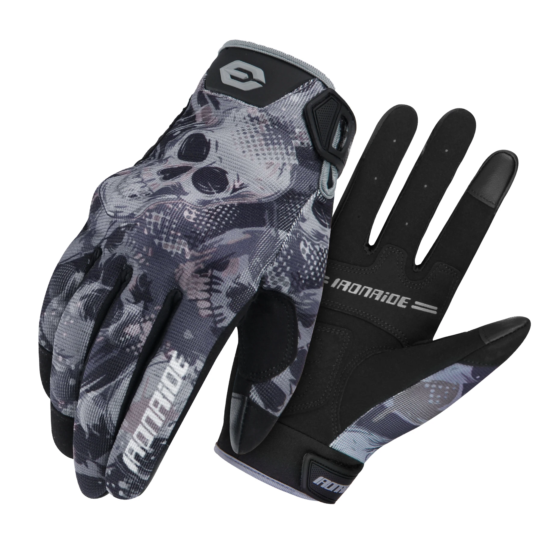 Motorcycle Gloves Anti-Skid Wear Riding Protection All Finger Touch Screen SU-008 Camouflage Series