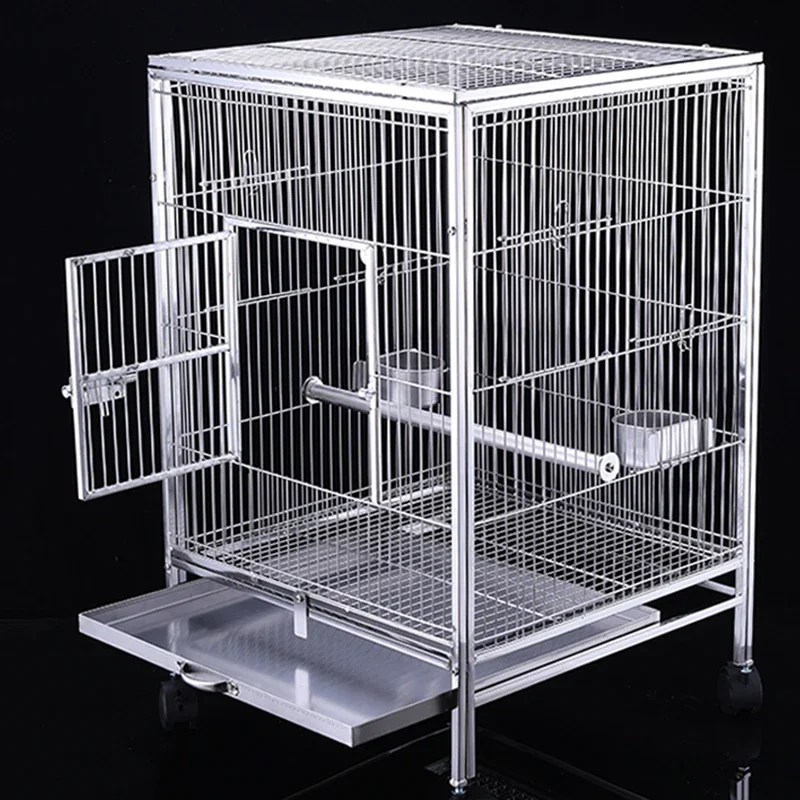 Rabbit Outdoor Bird Cages Aviary Pet Aviary Parrots Playground Stainless Steel Bird Cages Bird Supplies