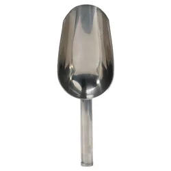 1pcs Aluminum Alloy Bar Candy Scoop Shovel Scoop Round Bar Pub Home Ice Cubes Spice Candy Flour Nut Scoop Spoon Wedding Buffet