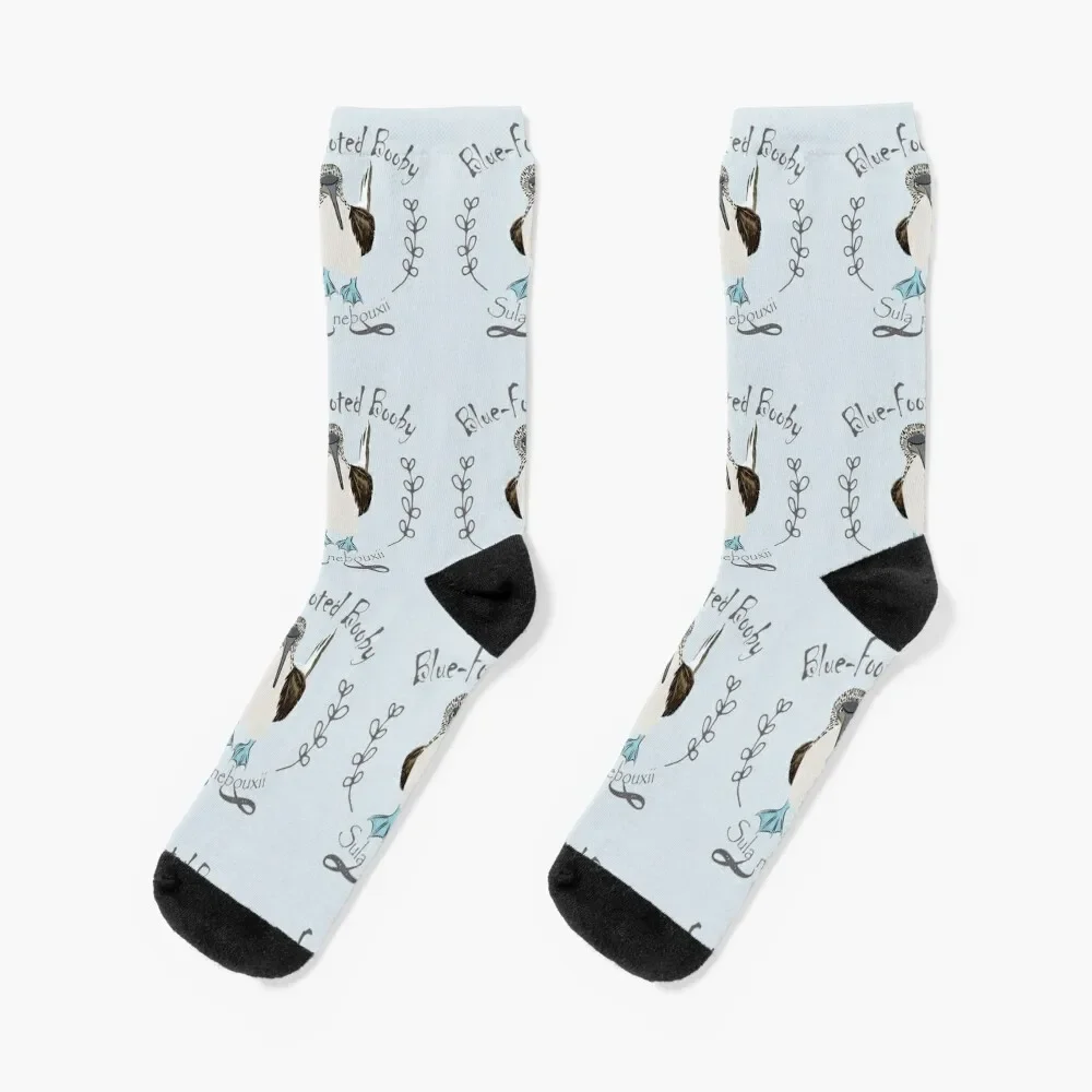 

Galapagos Blue-footed Booby Socks halloween man Thermal man winter luxe Male Socks Women's