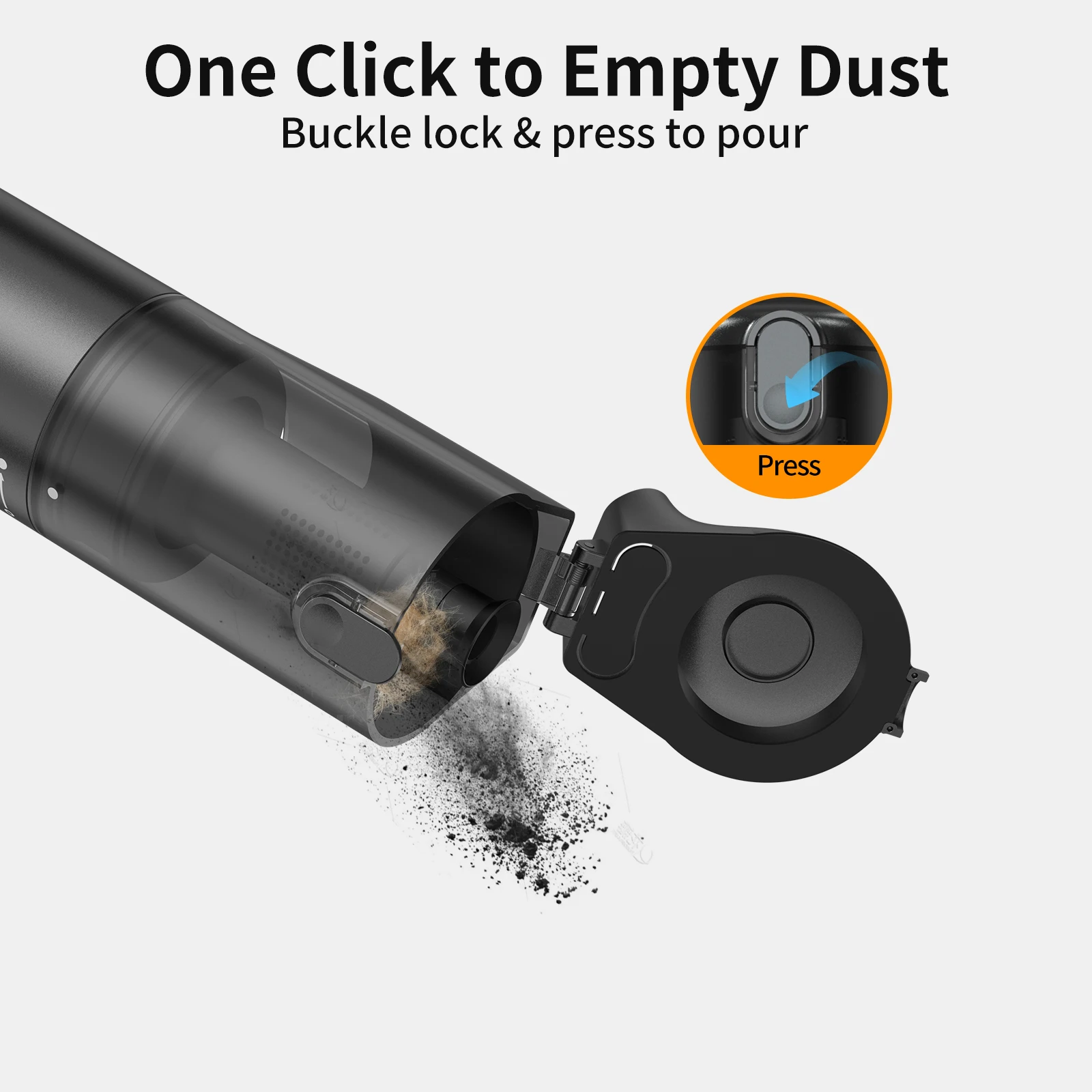 Aspiradores de pó poderosos Chuboor para carros e casas com filtro HEPA limpam efetivamente poeira, detritos e cabelos, presentes de Natal