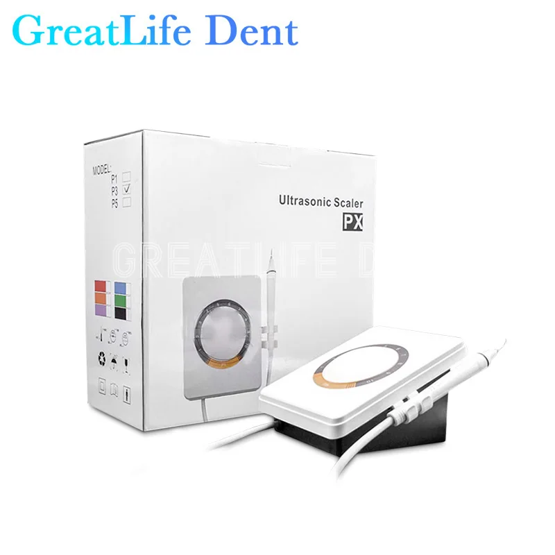 GreatLife Dent DTE D7 LED dentystyczny ultradźwiękowy Piezo skaler przenośny stomatologiczny skaler ultradźwiękowy do wybielania zębów