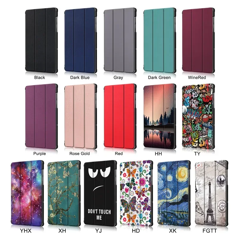 Case For Lenovo Tab M10 HD 2nd Gen TB-X306X/F  TB-X605L/F Leather Cover for M10 plus X606 Funda Stand Shell+film+pen