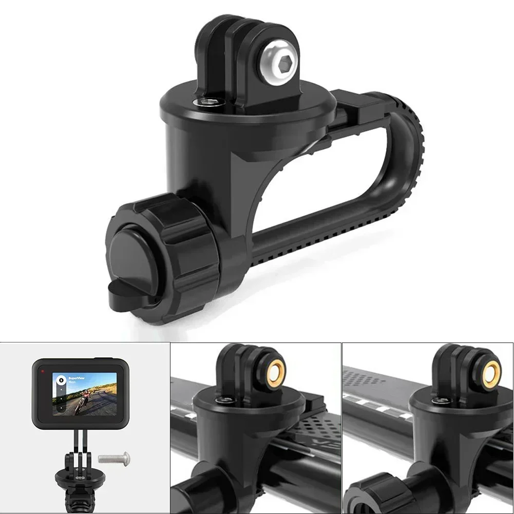 1pcs Bike Camera Stand Replacement Road Bicycle Flat Handlebar Camera Mount Holder Stand For Insta Accessories 140x35x55mm